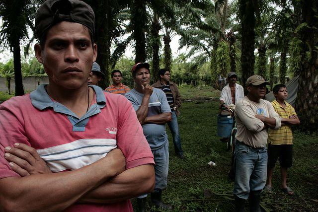 In der Gemeinde Concepción: Bauern auf besetzten Ländereien