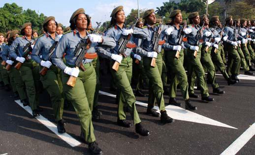Frauenabteilung der Miliz