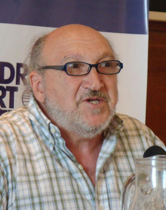 Aram Aharonian, uruguayischer Journalist und Hochschullehrer, Mitbegründer von Telesur, Direktor des uruguayischen Observatorio en Comunicación y Democracia