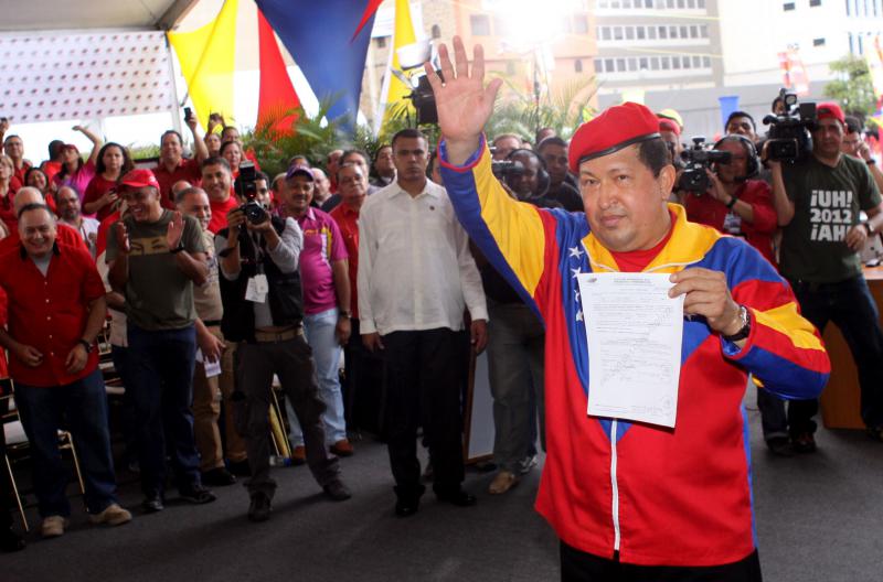 Chávez ist nun offiziell Präsidentschaftskandidat