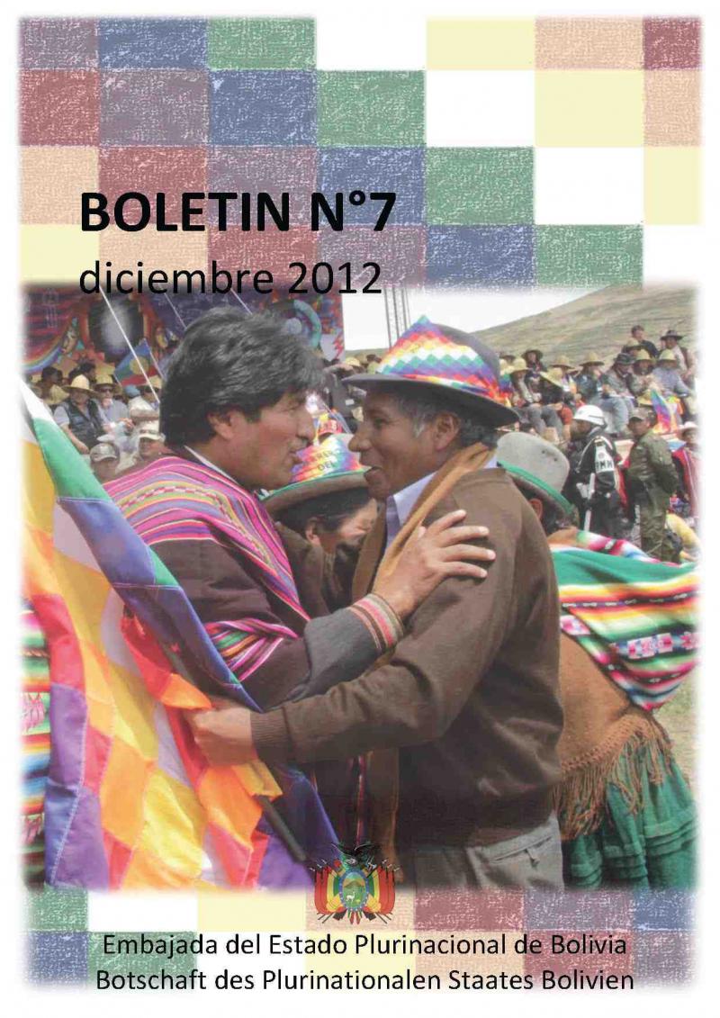Newsletter der Bolivianischen Botschaft in Berlin
