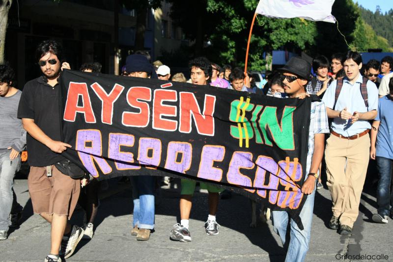 "Aysén ohne Repression": Solidaritätsdemonstration in Concepción