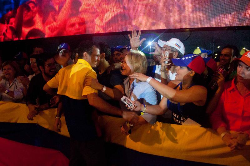 Henrique Capriles im Bundesstaat Lara