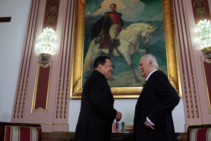 Hugo Chávez und José Vicente Rangel