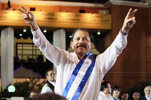 Daniel Ortega -- hier bei seiner Amtseinführung