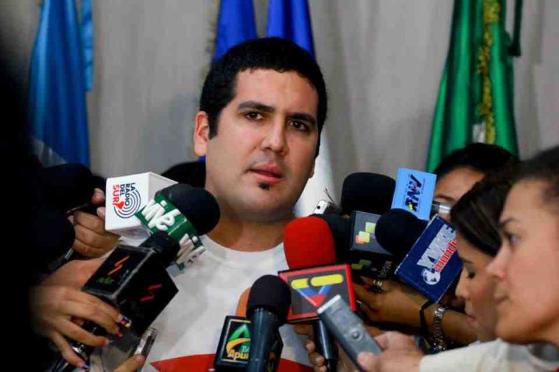 Xoan Noay, Sprecher der Jugendorganisation der Vereinten Sozialistischen Partei Vezezuelas, JPSUV