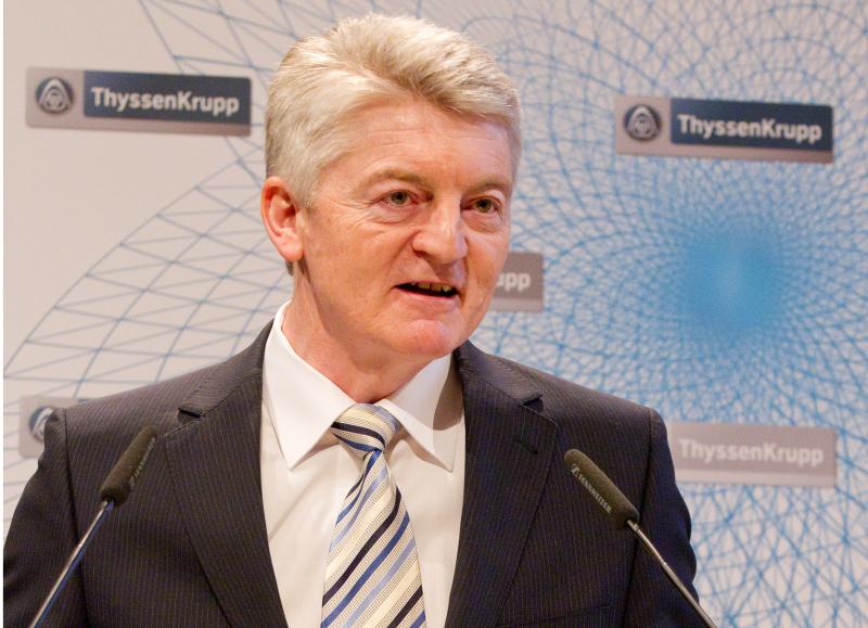 Heinrich Hiesinger auf der Hauptversammlung
