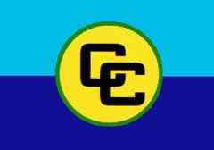 Fahne der Karibikgemeinschaft CARICOM