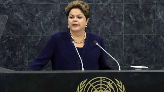 Dilma Rousseff prangerte bei ihrer Ansprache vor der Generalversammlung der Vereinten Nationen am 24. September die US-Spionage an