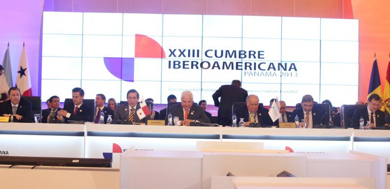 Podium mit Lücken: Gipfel 2013 in Panama