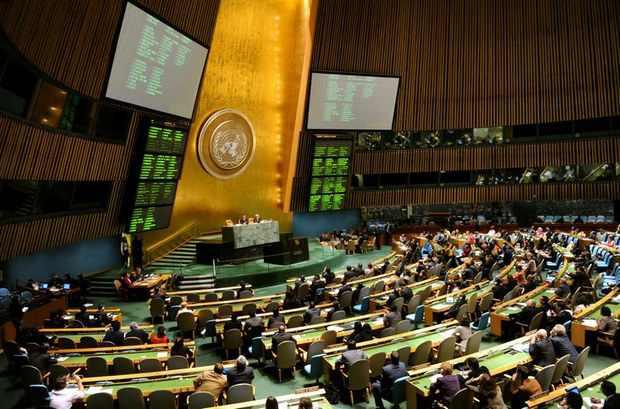 Generalversammlung der UNO in New York am Mittwoch