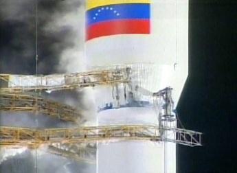 Start des ersten venezolanischen Satelliten 2008