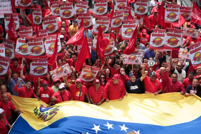 Arbeiter der Bolivarischen Gewerkschaftszentrale