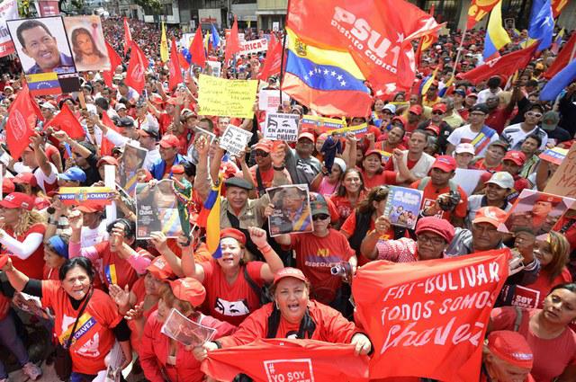 "Ich bin Chávez", war auf vielen T-Shirts und Plakaten zu lesen