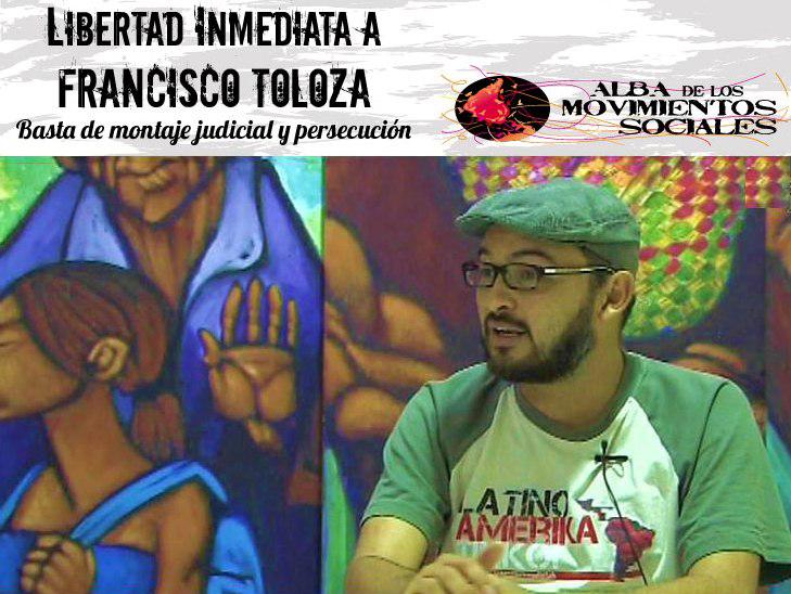 Verhaftetes Vorstandsmidglied der Marcha Patriotica, Francisco Toloza