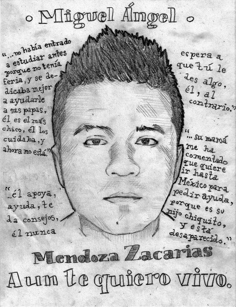 Ich, Armando Cruz, will wissen, wo Miguel Ángel Mendoza Zacarías ist
