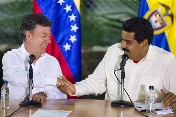 Spannungen überwunden? – Juan Manuel Santos und Nicolás Maduro