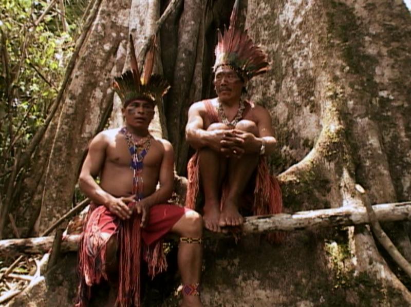 Josias Maná und Nilo Bixku vom Volk der Hunikui