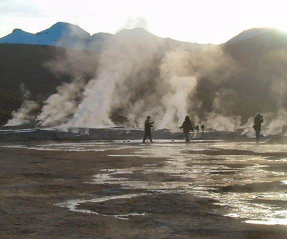 Die Bohrungen bei den heißen Quellen in der Nähe des Vulkans El Tatio wurden wieder abgebrochen