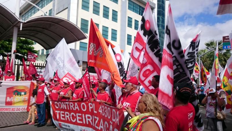 Demonstration am 29. Mai in Fortaleza ...