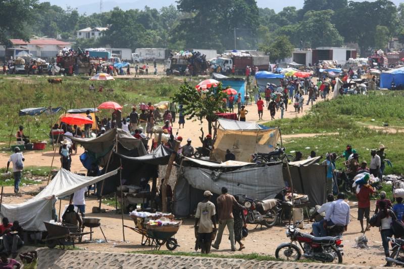 An der Grenze zwischen Haiti und der Dominikanischen Republik