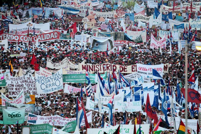 Über eine Million Kubaner nahmen an den Feierlichkeiten teil
