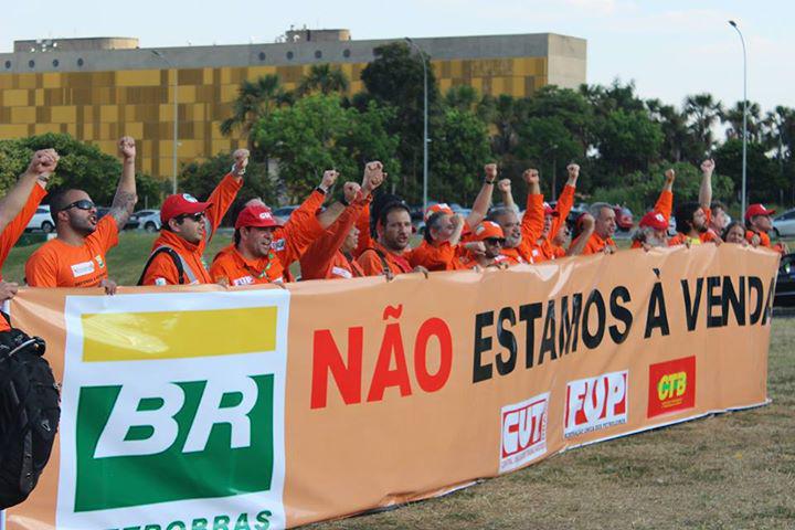 Der Streik richtet sich gegen einen weiteren Ausverkauf der Petrobras