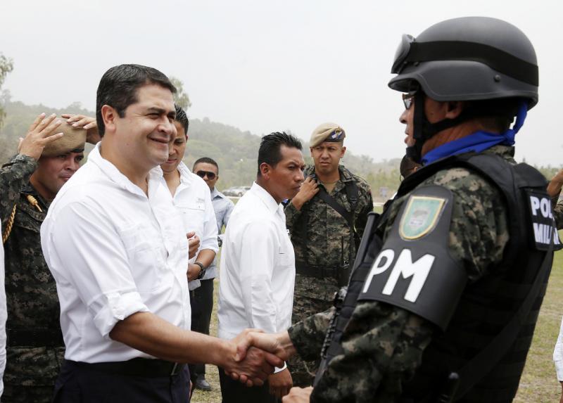 Wollte weitreichende Sonderrechte und die direkte Befehlsgewalt über die PMOP: Präsident Juan Orlando Hernández