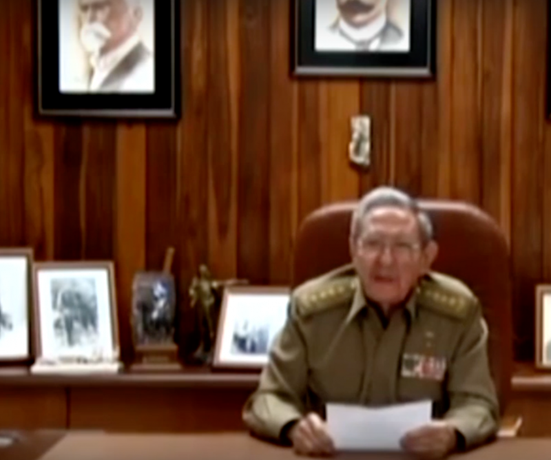Rául Castro verkündet den Tod des Revolutionsführers