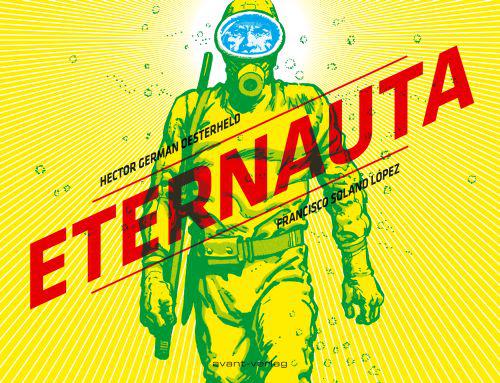 Aussschnitt aus dem Buchcover der deutschen Ausgabe von "Eternauta"