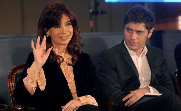 Ex-Präsidentin Cristina Fernández de Kirchner und ihr Wirtschaftsminister Axel Kicillof