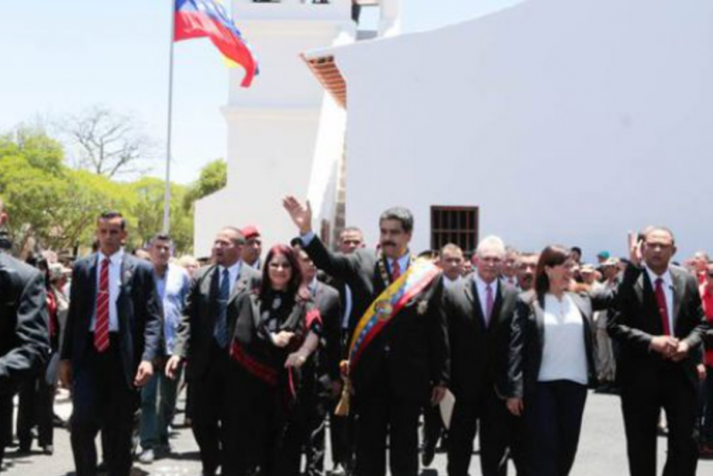 Nicolás Maduro, Präsident von Venezuela, am Freitag