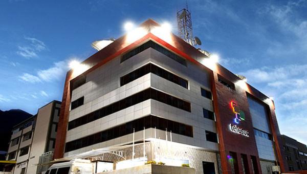 Sitz von Telesur in der venezolanischen Hauptstadt Caracas