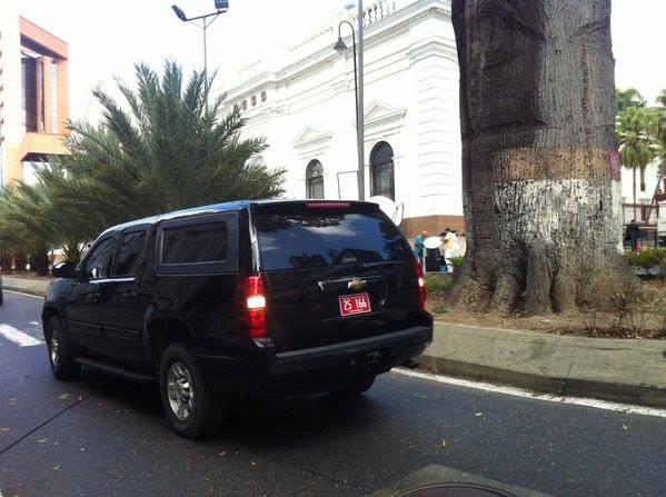Zurück im venezolanischen Parlament: US-Diplomaten am Dienstag vor der Nationalversammlung