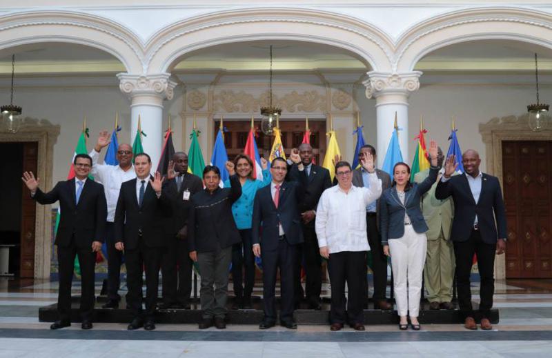 Die Außenminister des linksgerichteten Staatenbundes Bolivarische Allianz (Alba) kamen in Caracas, Venezuela, zusammen