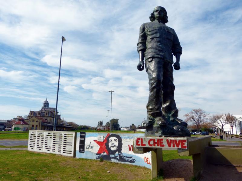 Das Che Guevara-Denkmal in Rosario, Argentinien