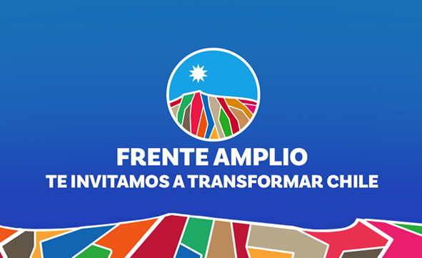 Logo des neuen Linksbündnisses in Chile, Frente Amplio