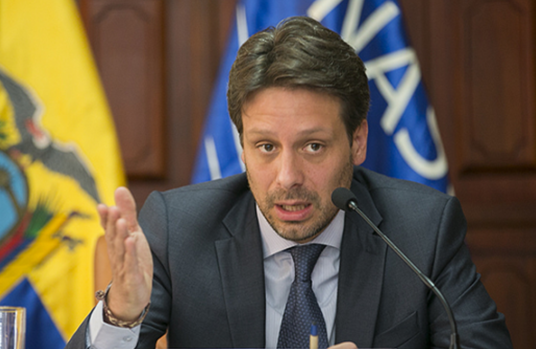 Ecuadors Außenminister Guillaume Long