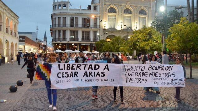Angehörige demonstrierten für die Freilassung von César Arias