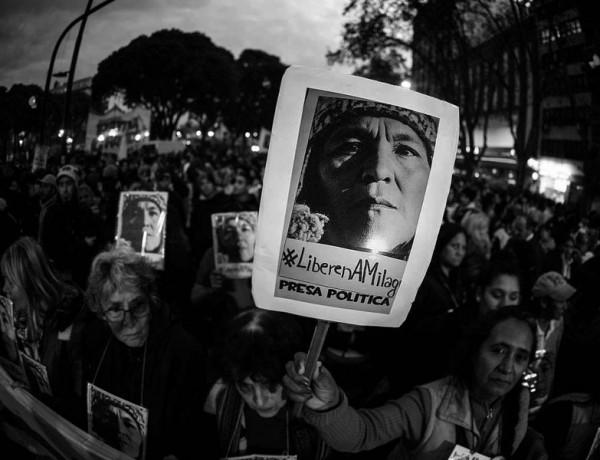Milagro Sala ist seit Januar 2016 in Juyuy, Argentinien inhaftiert