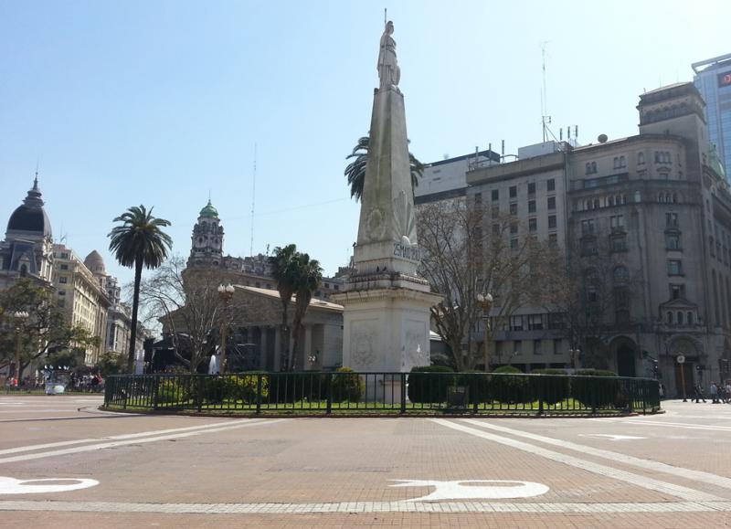 Der Platz des Protests: Plaza de Mayo in Argentiniens Hauptstadt Buenos Aires