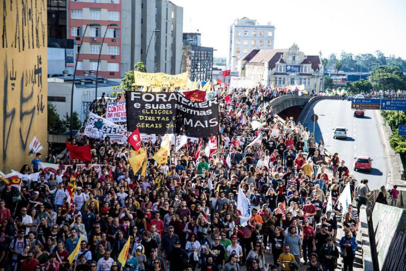 Porto Alegre im Streik