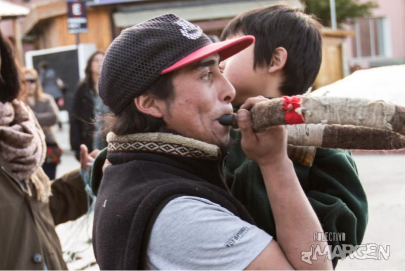 Auf einer Demonstration vergangene Woche in Bariloche, Argentinien: Letztes Foto des lebenden Rafael Nahuel