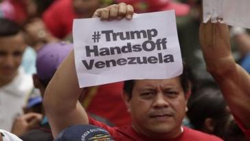 Kritik an den Sanktionen der USA gegen Venezuela: "Trump - Hände weg von Venezuela"