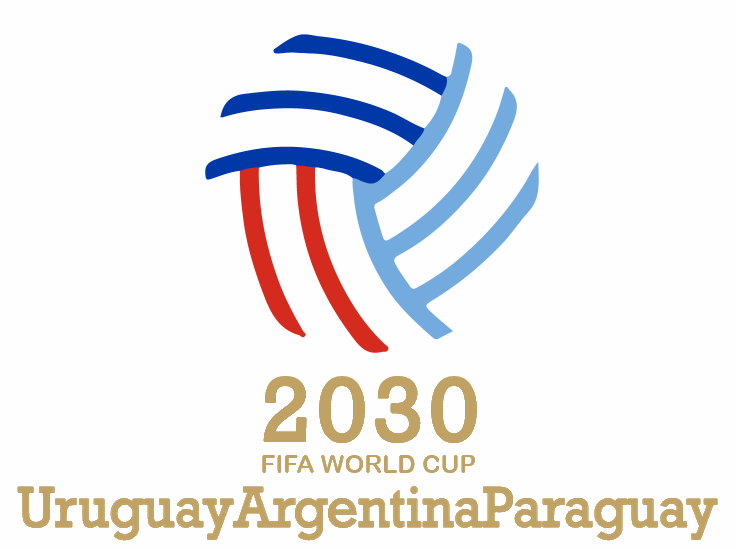 Gemeinsames Logo der WM-Kandidatur von Argentinien, Paraguay und Uruguay