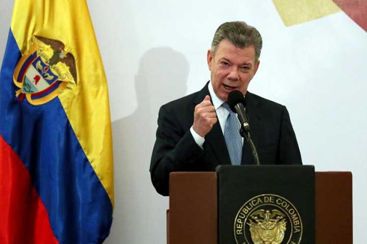 Kolumbiens Präsident Juan Manuel Santos hat über den Eintritt des Landes in die Nato informiert