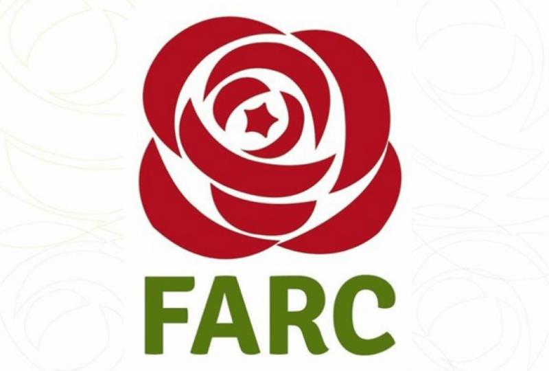 Logo der Partei Alternative Revolutionäre Kraft des Volkes (Farc) in Kolumbien