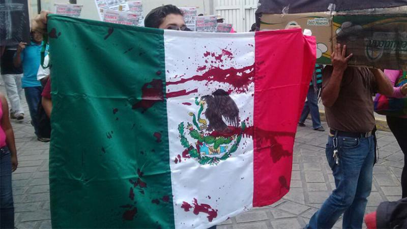 Protest gegen die zunehmende Gewalt in Mexiko