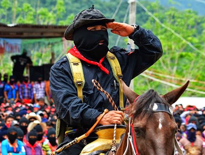 Subcomandante Insurgente Moises von der EZLN in Mexiko