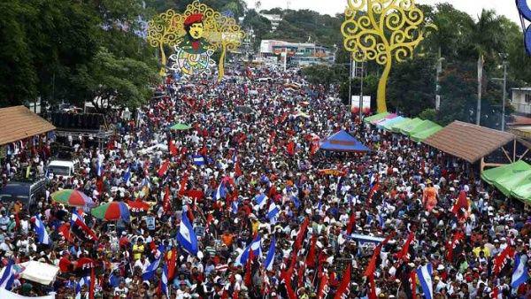 In Nicaragua nahmen tausende Menschen landesweit an Aktionen "für den Frieden und gegen die Gewalt" teil
